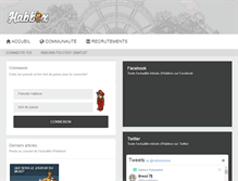 Tablet Screenshot of habbox.fr